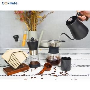 G23oman — ensemble de café manuel Pour préparer le café, en acier inoxydable, <span class=keywords><strong>filtre</strong></span>, brassage à la goutte, isolé, Portable - Product Image 6