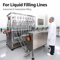 Machine de remplissage SINBON 4-8 buses, volume réglable 100-1000 ml pour produits chimiques quotidiens