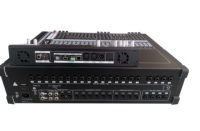 VOXFULL Console de mixage numérique professionnelle 24/32 canaux avec faders motorisés, écran tactile et effets DSP