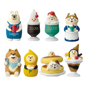 Japanese Style Zakka Cat Resin Figurine Cake Topper Handmade Decor Birthday Gift Craft Ornament - Product Image 5
