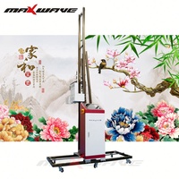 Imprimante murale Maxwave grand format haute résolution Zeepscape à double tête DX7 pour impression sur rail mural