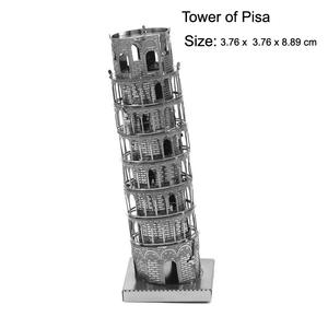 <span class=keywords><strong>Serie</strong></span> de Rompecabezas Metálicos 3D de Monumentos, Modelo Coleccionable Épico de la Catedral de Notre Dame, Castillo de la Bella Durmiente, Hotel Burj Al Arab Estrella Árabe 51-100 - Product Image 2