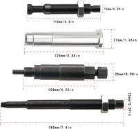 Kit de démontage de bougies d'allumage cassées compatible avec le moteur Ford 3V 65700