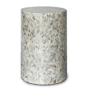 โต๊ะกาแฟตกแต่งสไตล์โมเดิร์นทำมือจากวัสดุธรรมชาติ ประดับด้วยงานฝังกระดูกอเนกประสงค์ สำหรับห้องนั่งเล่น - Product Image 1