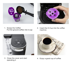 Capsule rechargeable pour <span class=keywords><strong>cafetière</strong></span> Keurig - <span class=keywords><strong>Filtre</strong></span> à capsules de café MultiStream - Product Image 4