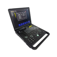 Machine à ultrasons portable échocardiographie noir et blanc Balayage animaux multisonde Machine à ultrasons numérique pour ordinateur portable