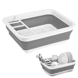 Escurridor de Platos Plegable Cuadrado de Plástico de Alta Calidad, Escurridor de Platos Plegable, Escurridor de Platos para Cocina - Product Image 1