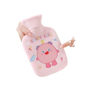 Mignon sac de bouteille d'eau chaude en peluche de 1000ml 350ml pour filles Mini chauffe-mains en caoutchouc avec remplissage d'eau chaude Gag - Product Image 6