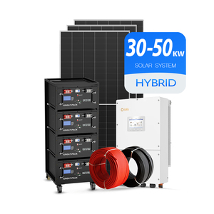 Complete <b>Solar</b> Power System with Battery and 30-50kw All in One Hybrid <b>Off</b> <b>Grid</b> Home <b>Solar</b> Energy System - Product Image 1