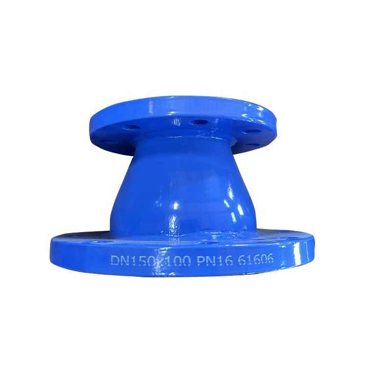 ISO2531 ductile cast iron DCI double flange pipe fitting taper DN150*DN100 PN16