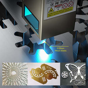 <span class=keywords><strong>ATOMSTACK</strong></span> S20 X20 <span class=keywords><strong>A20</strong></span> <span class=keywords><strong>Pro</strong></span> <span class=keywords><strong>130W</strong></span> madera contrachapada portátil pequeña madera Metal Mini escritorio máquina cortadora de grabado láser - Product Image 3