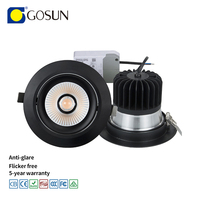 Gosun prix usine 32W encastré led cob downlight spot éclairage