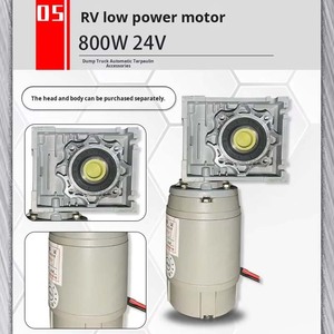 Approved 24V Tarpaulin Motor with 50m Remote Control-High-quality Auto Cover System Part for Dump Trucks 800W/1200W/1500W - Product Image 6