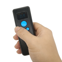 Escáner de Códigos QR 2D Portátil, Lector de Códigos de Barras Inalámbrico Bluetooth para iPhone
