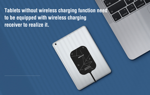 del ordenador portátil tablet soporte ángulo ajustable de metal material de 15W rápida cargador inalámbrico qi soporte - Product Image 3