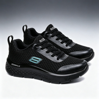 Chaussures de sport respirantes personnalisées OEM&ODM, nouvelles baskets en maille pour femmes, chaussures de voyage et décontractées amortissantes pour hommes, vente en gros
