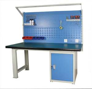 Banco da Lavoro Industriale per Meccanici Tavolo da Lavoro per Elettronica con Scaffalatura Banco da Lavoro Robusto per Carichi Pesanti - Product Image 4