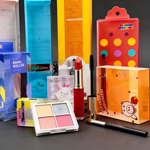 Caja de Embalaje Transparente Plegable de Plástico PVC PET para Crema Facial, Loción, Exhibición de Cosméticos - Product Image 2