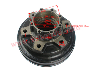 91E33-00801 Tambor de freno y cubo de dirección para piezas de montacargas Mitsubishi / Caterpillar - Product Image 2