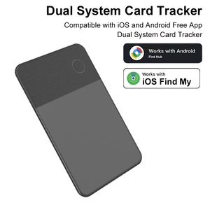 Localizzatore di Oggetti Smart Wallet Tracker Card Finder Personalizzato Ultra Sottile 2.6mm Certificato MFi e <span class=keywords><strong>Google</strong></span> per Sistemi Duali iOS e Android - Product Image 1