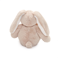 Conejo animal de peluche bonito suave personalizado con material de reciclaje de arco juguete de peluche para niña