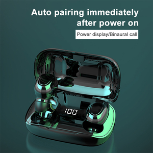 Écouteurs sans fil TWS <span class=keywords><strong>Bluetooth</strong></span> 5.0 les plus vendus, <span class=keywords><strong>casque</strong></span> de sport pour la <span class=keywords><strong>course</strong></span>, écouteurs de jeu stéréo, affichage LED, étanchéité IPX-6, 51-60 ms - Product Image 4