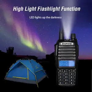 Baofeng UV-82 Talkies UV 82 <span class=keywords><strong>Radio</strong></span> bidirectionnelle longue portée De Doble Banda talkie-walkie <span class=keywords><strong>Radio</strong></span> amateur portable 128 Fujian Noir 5-10km - Product Image 3