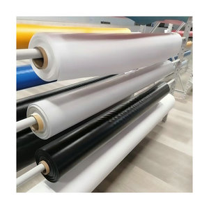 Rideaux en PVC Sijia, stores enrouleurs, tissu occultant <span class=keywords><strong>de</strong></span> haute qualité, bâche enduite <span class=keywords><strong>de</strong></span> PVC, tissage uni, taille personnalisée - Product Image 1
