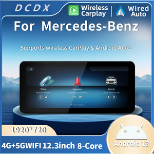 Autoradio Qualcomm 662/665 pour <span class=keywords><strong>Mercedes</strong></span>-Benz GLA X156 / <span class=keywords><strong>CLA</strong></span> C117 / Classe A W176 NTG 4.5/5.0 (13-18), CarPlay & Android Auto DSP - Product Image 1