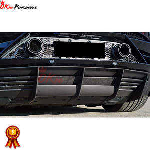 Diffuseur arrière en fibre de carbone sec complet pour Lamborghini Huracan EVO RWD avec style Novite - Product Image 2