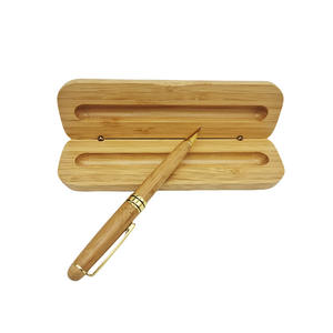 Regalos IStapromo, Bolígrafo Ecológico de Bambú de Lujo Personalizado en Caja de Madera a Juego, Bolígrafo de Madera con Estuche de Madera, 1.0 mm - Product Image 4