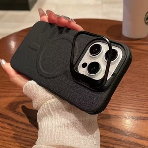 New một-mảnh ống kính chủ Magnetic thu hút đối với 14pro điện thoại trường hợp iphone15promax Đồng bằng da 13por da - Product Image 1