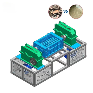 Déchiqueteuse industrielle à double arbre haute vitesse pour pneus en caoutchouc, métal, plastique, carton, pneus usagés, <span class=keywords><strong>mini</strong></span> déchiqueteuse à double arbre - Product Image 2