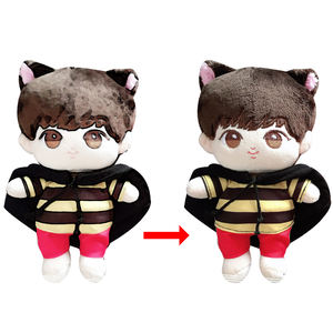 Encantadora Muñeca de Diseño Personalizado, Peluche Estilo Chibi, Mercancía Kpop, Adorable Muñeco de Peluche Humanoide con Ropa Extraíble - Product Image 6