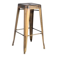Tabourets de bar modernes en acier coloré sur mesure de luxe pour bar à domicile et hôtel, tabourets hauts pour cuisine extérieure