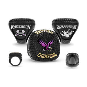 2025 personnalisé Football Basketball Sports Usssa Baseball Championship Ring - Product Image 1