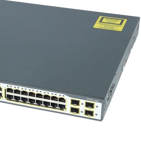 New 3750X Series 48-Port Gigabit Network Switch WS-C3750X-48T-S