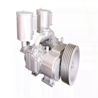 Compresor de Aire Portátil de Alta Eficiencia y Ahorro de Energía Bohai de Doble Cilindro y 37kw, Sin Aceite, con Bomba