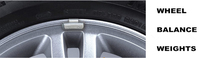 Accessoire de rechange automobile, poids d'équilibrage de roue à clipser 5g-60g, pièces de réparation de pneus pour jantes en alliage