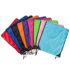 Custom Promotional Sports Bags Recycled Waterproof Polyester Drawstring Bag With logo