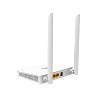 Untuk FTTH XPON WiFi Gateway V2802AC-H 2GE Dual Band AC ONU dengan Power Supply Modem Broadband Fiber Rumah