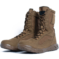 Bottes tactiques de désert pour hommes, chaussures de montagne respirantes pour l'extérieur, bottes mi-mollet