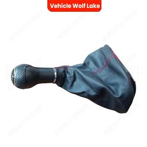 หัวเกียร์รถยนต์ Wolf Lake หุ้มหนัง 6 สปีด สำหรับ Vw Golf 4 ดีไซน์ตามหลักสรีรศาสตร์ - Product Image 2
