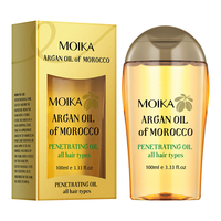Sérum nourrissant à l'huile d'argan Moika 100ml, lissage et réparation