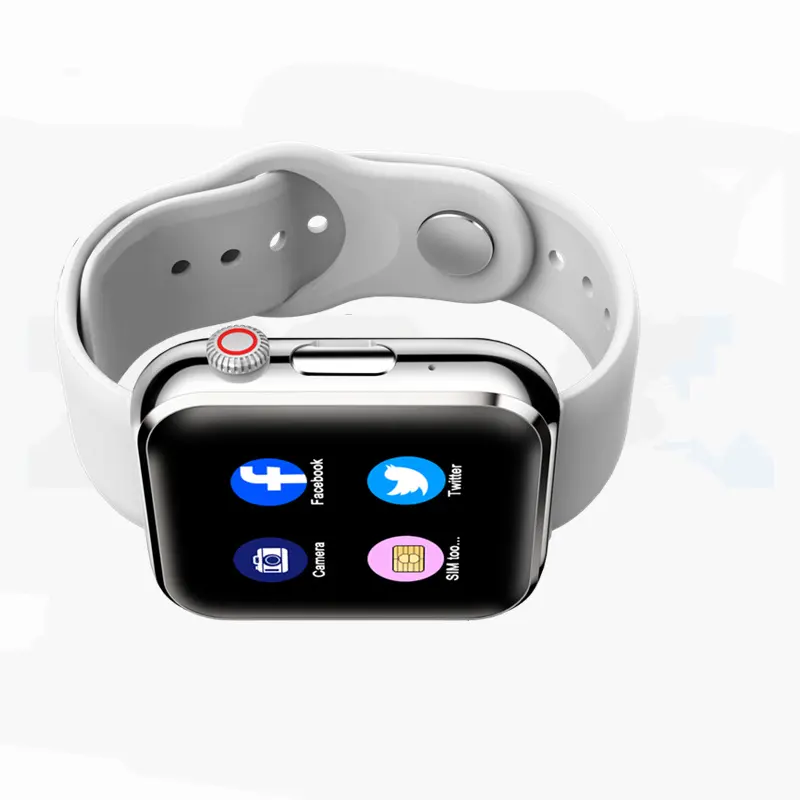 Free Shipping! Phones Smart Watch Compatible with Android Phone with Sim Card, TF Card, Pedometer, Sleeping, Sport Datas