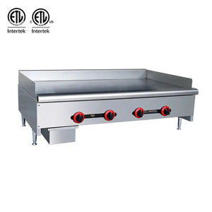 ETL omologato tipo americano attrezzatura da cucina commerciale 36 "<span class=keywords><strong>piastra</strong></span> piatta <span class=keywords><strong>a</strong></span> <span class=keywords><strong>Gas</strong></span> <span class=keywords><strong>piastra</strong></span> <span class=keywords><strong>BBQ</strong></span> Grill con <span class=keywords><strong>piastra</strong></span> 20mm di spessore (HRG-36) - Product Image 2