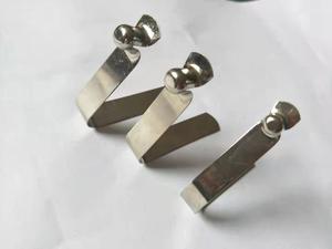 Stainless Steel V Shape Flat Solid Snap Double <strong>Button</strong> <strong>Spring</strong> Clip for Tubing Locking Tube <strong>Push</strong> Pin - Product Image 6
