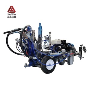 Machine de marquage routier à double pompe <span class=keywords><strong>GRACO</strong></span>, mélangeur interne, pulvérisateur de <span class=keywords><strong>peinture</strong></span> sans air MMA - Product Image 1