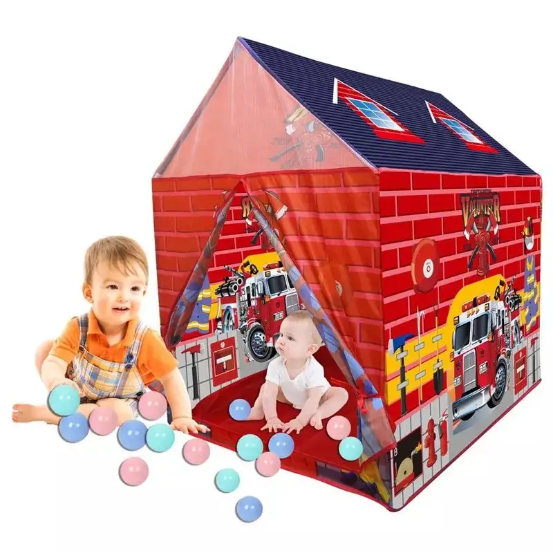 Tenda da gioco per bambini di grandi dimensioni traspirante all'ingrosso tenda da gioco per bambini all'aperto pieghevole durevole ed ecologica per bambini