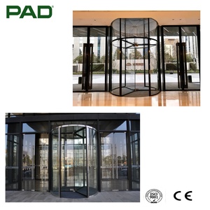 Puertas Comerciales Nuevas 2026, Puerta Giratoria Automática de 3 Paneles, Puerta Giratoria de Cristal, Fabricante, Precio Bajo - Product Image 3